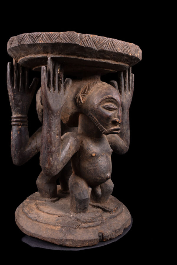 Stool - Wood - Hemba - DR Congo