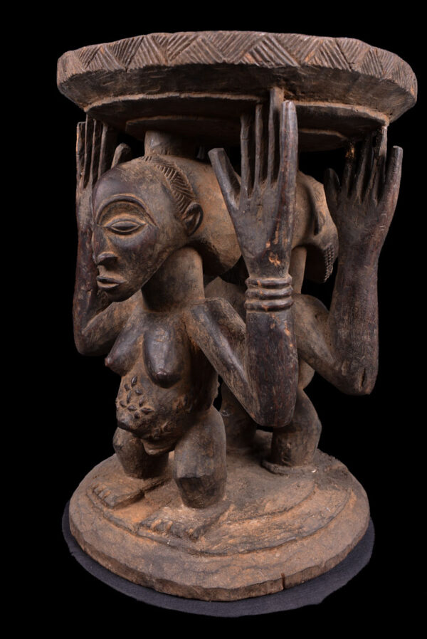 Stool - Wood - Hemba - DR Congo
