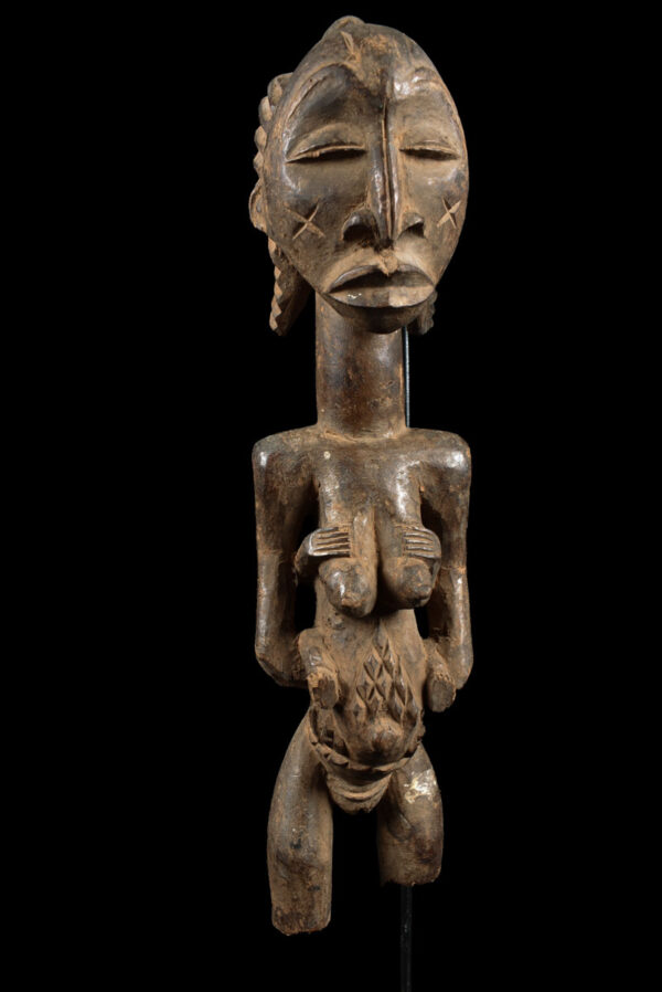 Maternity figure - Wood - Luba - Congo