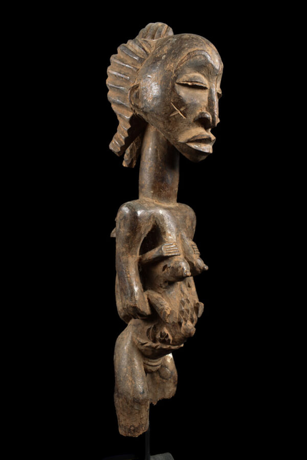 Maternity figure - Wood - Luba - Congo