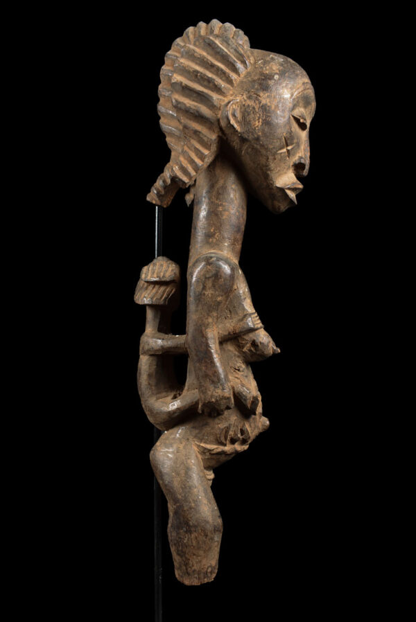 Maternity figure - Wood - Luba - Congo