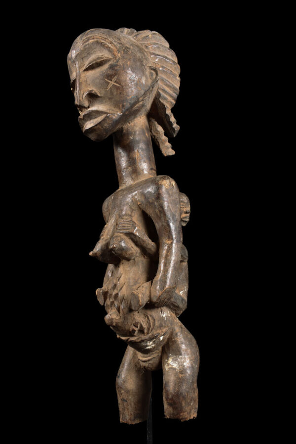 Maternity figure - Wood - Luba - Congo
