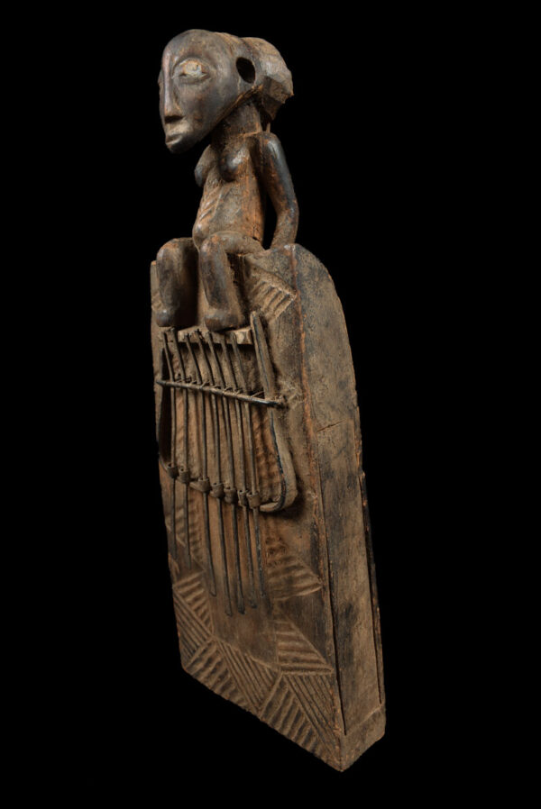 Lemellophone - Wood, Metal - Sanza - Luba - DR Congo