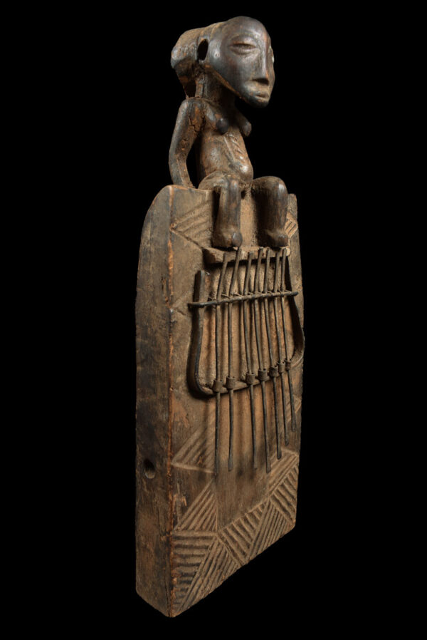 Lemellophone - Wood, Metal - Sanza - Luba - DR Congo