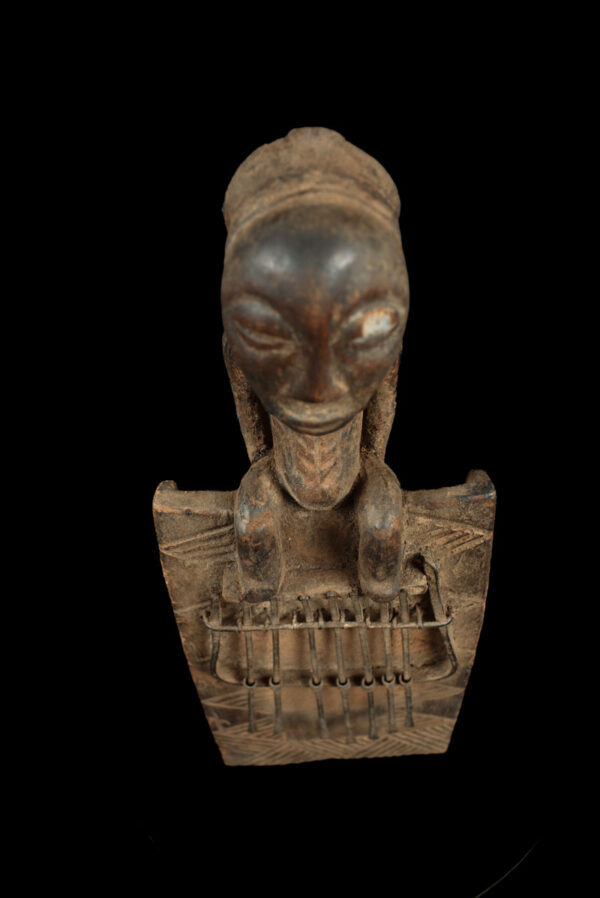 Lemellophone - Wood, Metal - Sanza - Luba - DR Congo