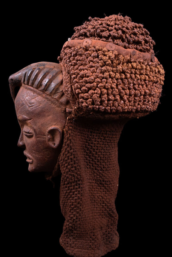 Mask - Wood, Rope - Chokwe - Congo DRC