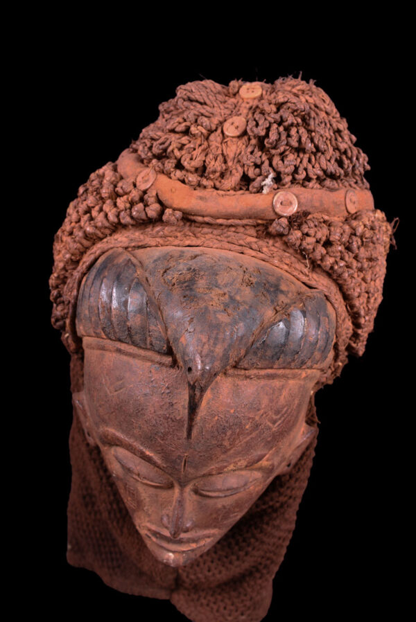 Mask - Wood, Rope - Chokwe - Congo DRC