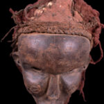 Mask - Wood, Raphia - Lwena - Angola