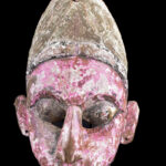 Tribal mask - Wood - Nepal