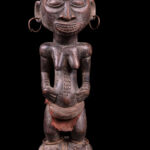 Ancestor figure - Wood - Chokwe - Congo