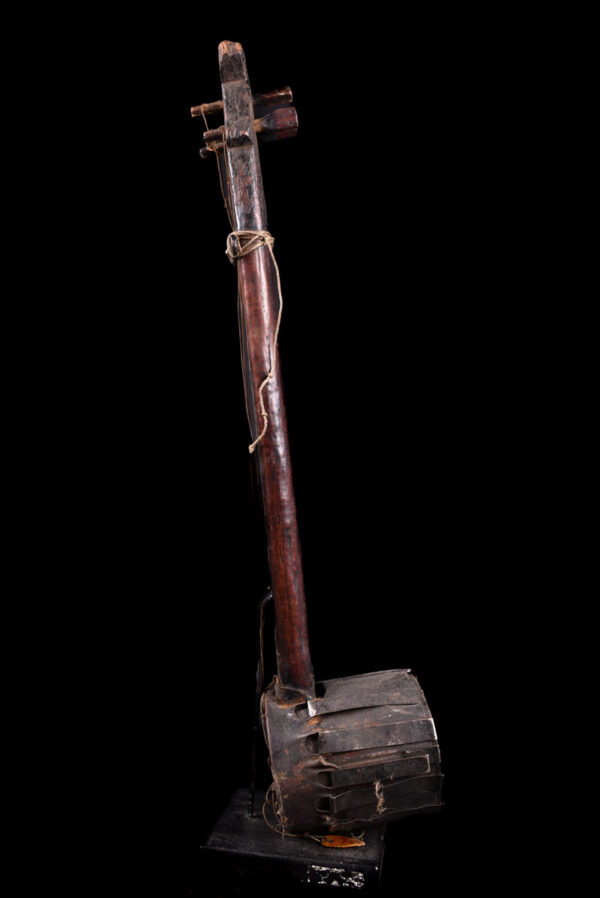 Tungna instrument - Wood, Metal - Nepal