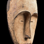 Ngil mask - Wood - Fang - Gabon