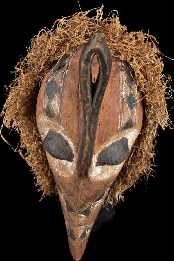 Initiation mask - Wood - Bembe - DR Congo