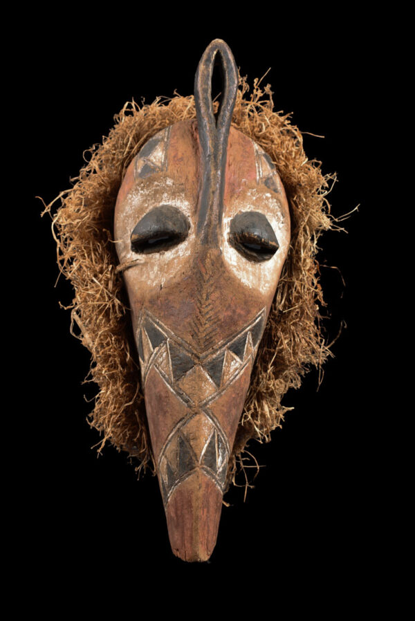 Initiation mask - Wood - Bembe - DR Congo