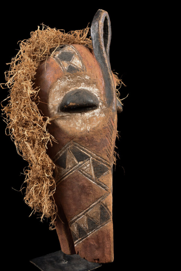 Initiation mask - Wood - Bembe - DR Congo