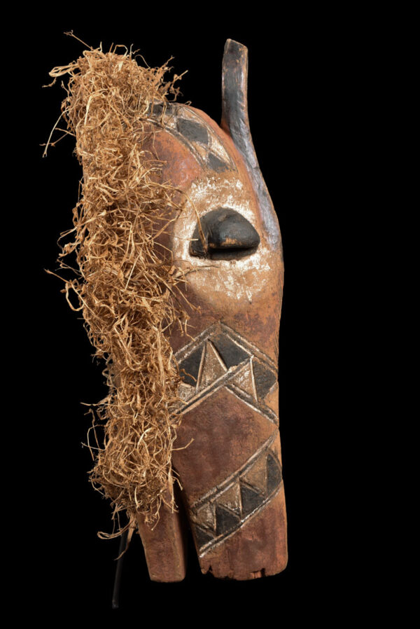 Initiation mask - Wood - Bembe - DR Congo