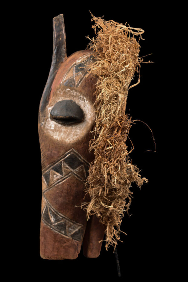 Initiation mask - Wood - Bembe - DR Congo