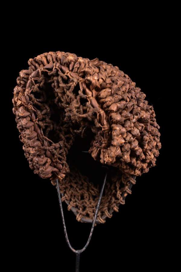 Mwana Pwo Mask - Wood, Rope - Chokwe - DR Congo