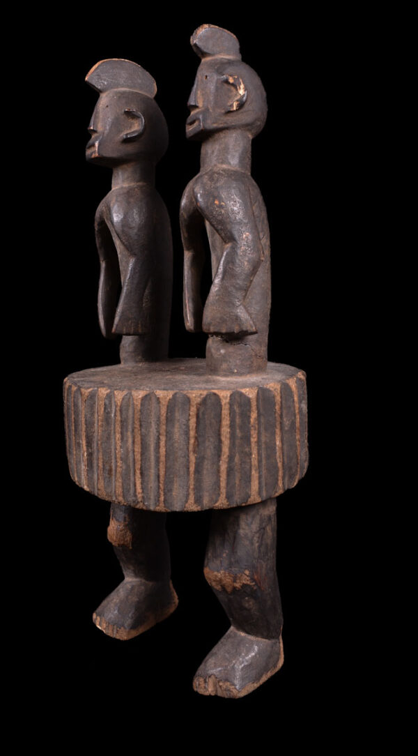 Ancestor couple - Wood - Chamba - Nigeria