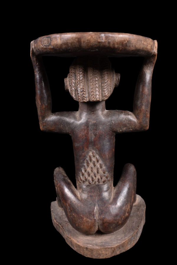 Stool - Wood - Luba - DR Congo