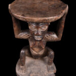 Stool - Wood - Luba - DR Congo