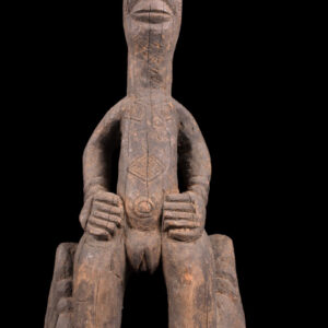 King ancestral figure - Wood - Ndengese - DR Congo