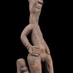 King ancestral figure - Wood - Ndengese - DR Congo