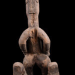 King ancestral figure - Wood - Ndengese - DR Congo