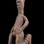 King ancestral figure - Wood - Ndengese - DR Congo