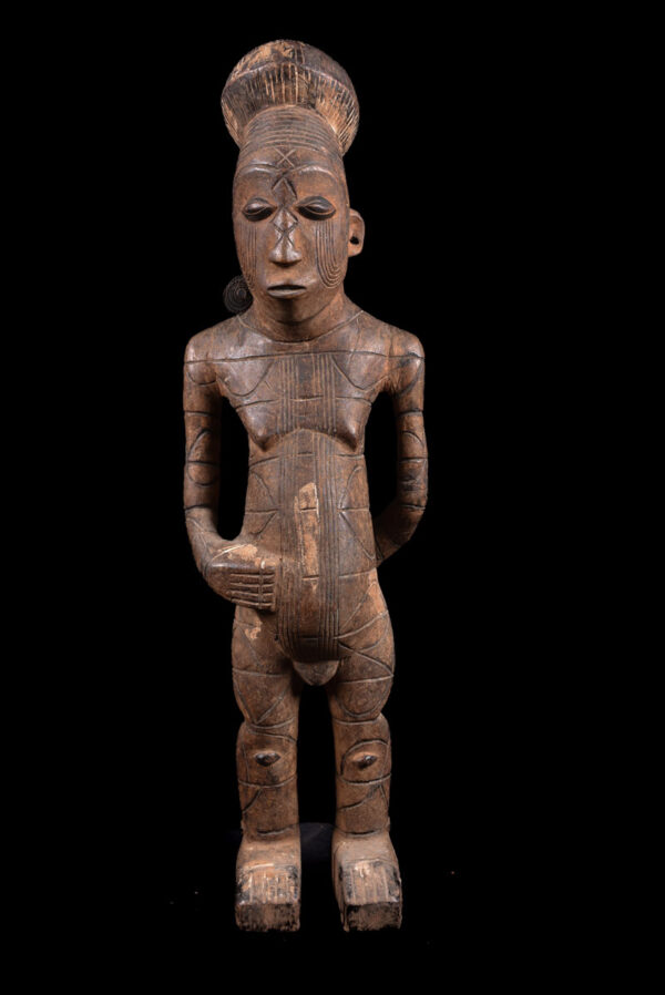 Ancestor figure - Wood - Mangbetu - Congo