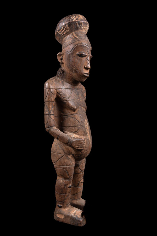 Ancestor figure - Wood - Mangbetu - Congo