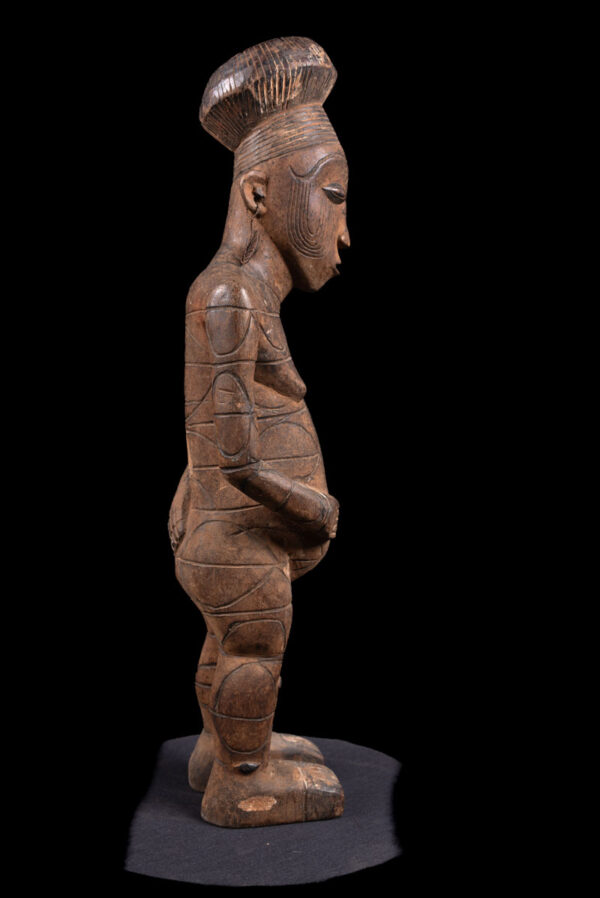 Ancestor figure - Wood - Mangbetu - Congo