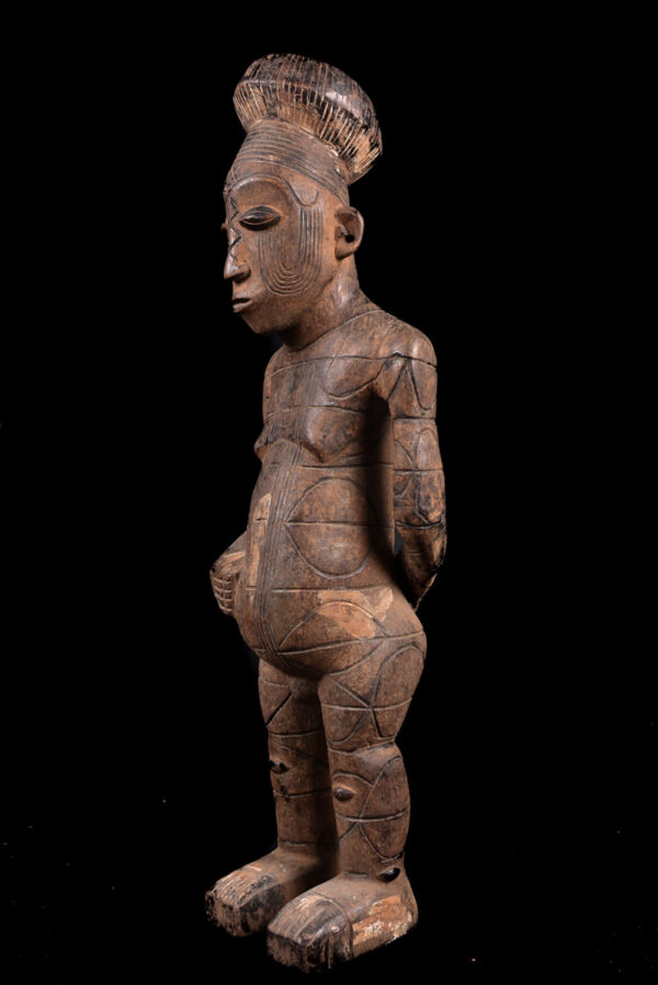 Ancestor figure - Wood - Mangbetu - Congo