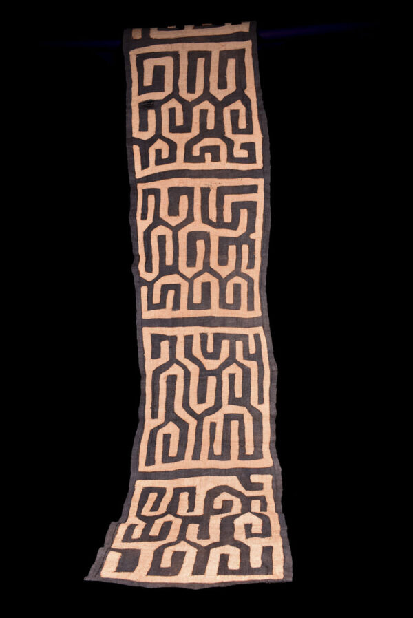 Textile - Cloth - Shoowa-Kuba - DR Congo 260 cm
