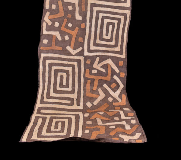 Textile - Cloth - Shoowa-Kuba - DR Congo 260 cm