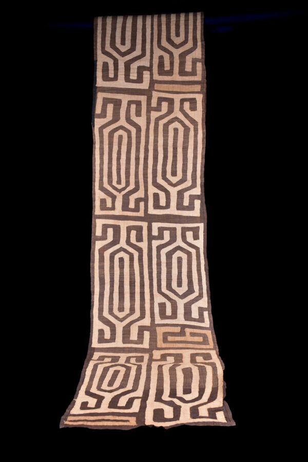 Textile - Cloth - Shoowa-Kuba - DR Congo 320 cm