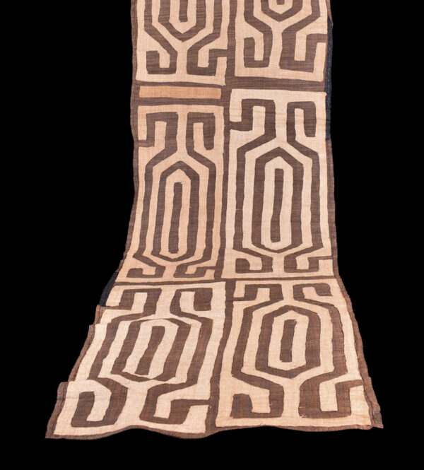 Textile - Cloth - Shoowa-Kuba - DR Congo 320 cm