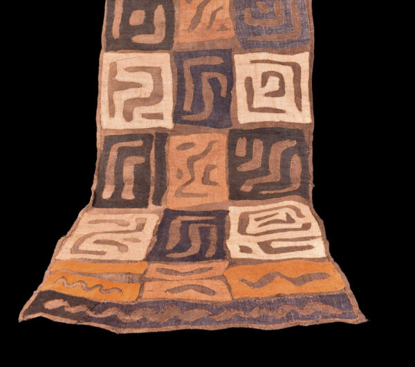 Textile - Cloth - Shoowa-Kuba - DR Congo 330 cm