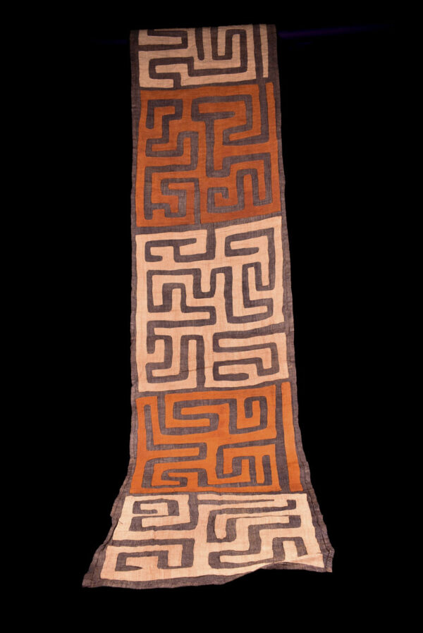 Textile - Cloth - Shoowa-Kuba - DR Congo 340 cm