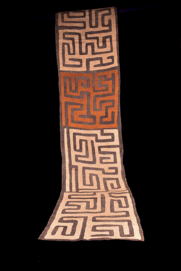 Textile - Cloth - Shoowa-Kuba - DR Congo 340 cm