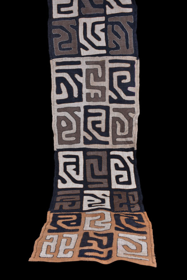 Textile - Cloth - Shoowa-Kuba - DR Congo 280 cm