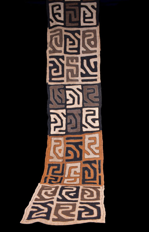 Textile - Cloth - Shoowa-Kuba - DR Congo 280 cm