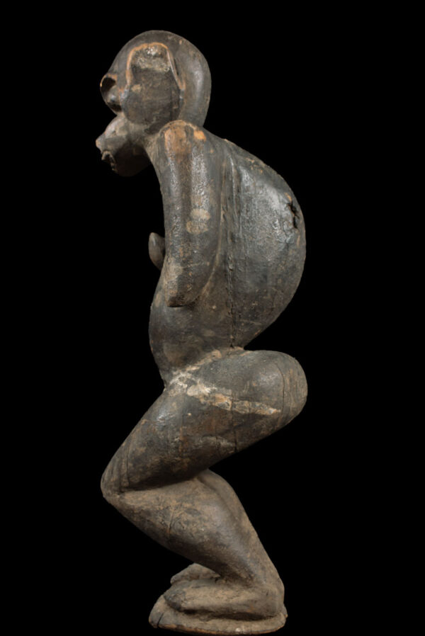 Monkey Figure - Wood - Bulu - Cameroon