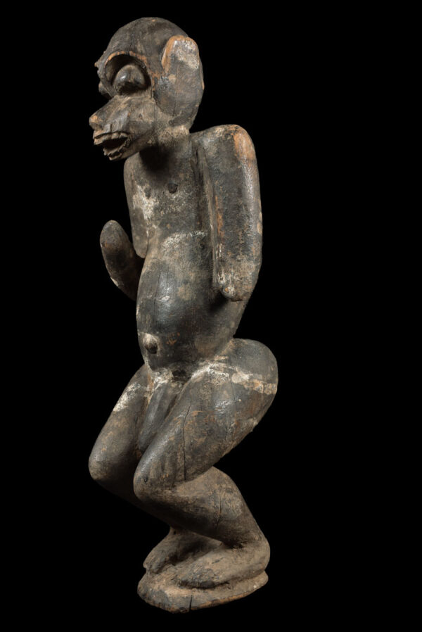 Monkey Figure - Wood - Bulu - Cameroon