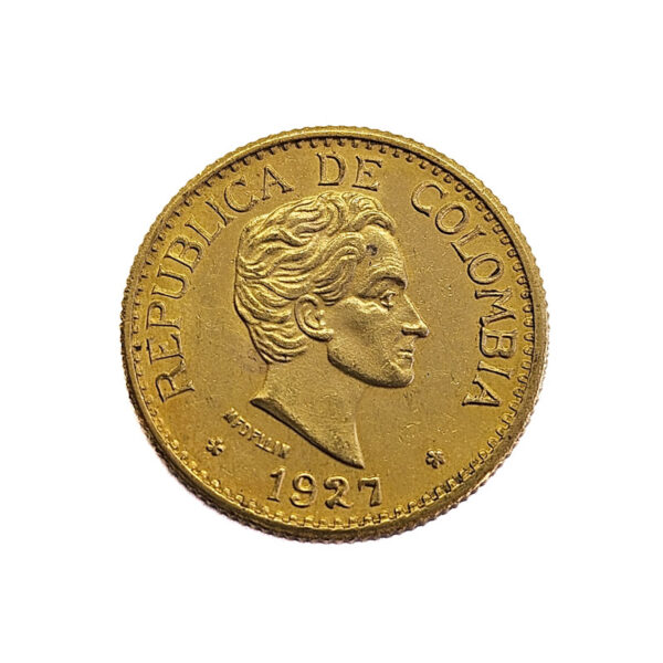 Colombia 5 Pesos 1927 Simon Bolivar