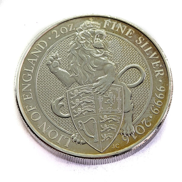 United Kingdom 5 Pounds 2016 Lion of England