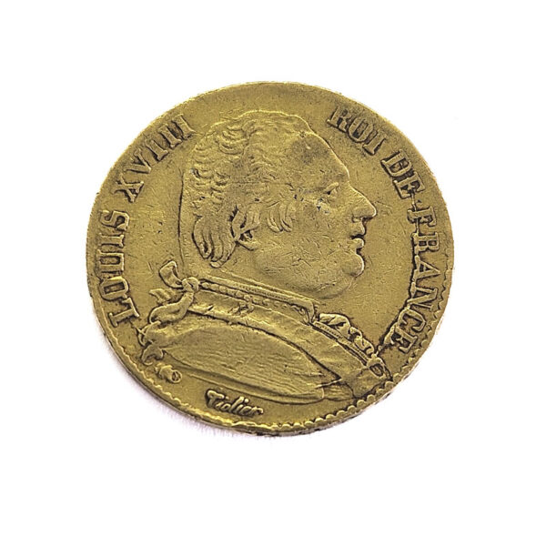 France 20 Francs 1815-L Louis XVIII
