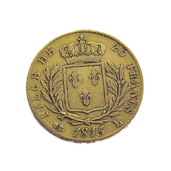France 20 Francs 1815-L Louis XVIII