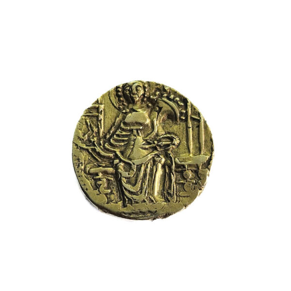 India, Kushan Empire AV Dinara 350-350 Kipunada