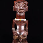 Power Figure - Wood, Horn, Beads - Songye - Congo